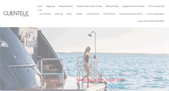 Desktop Screenshot of clienteleluxury.com